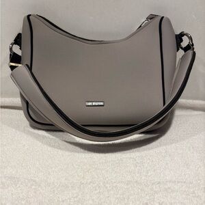 SAVE MY BAG Shoulder Bag - Sleek Taupe Neoprene